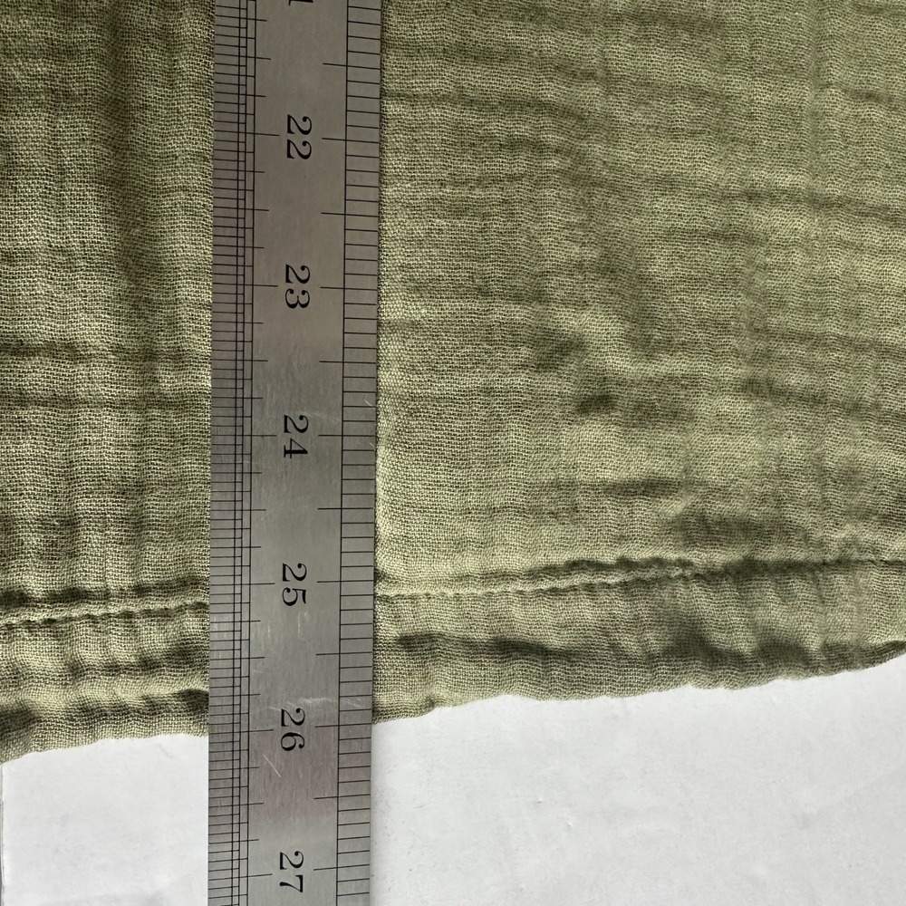 Old Navy Double Cloth Cotton Demi Resort Bare Ground Shirt XL Green Button Down - Picture 8 of 8